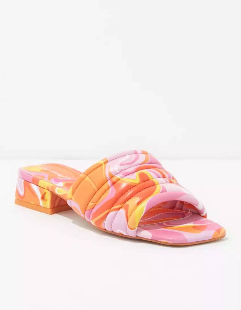 Compensées American Eagle Circus NY Joana Claquette Sandal Multicolore Femme | AEP-70434090